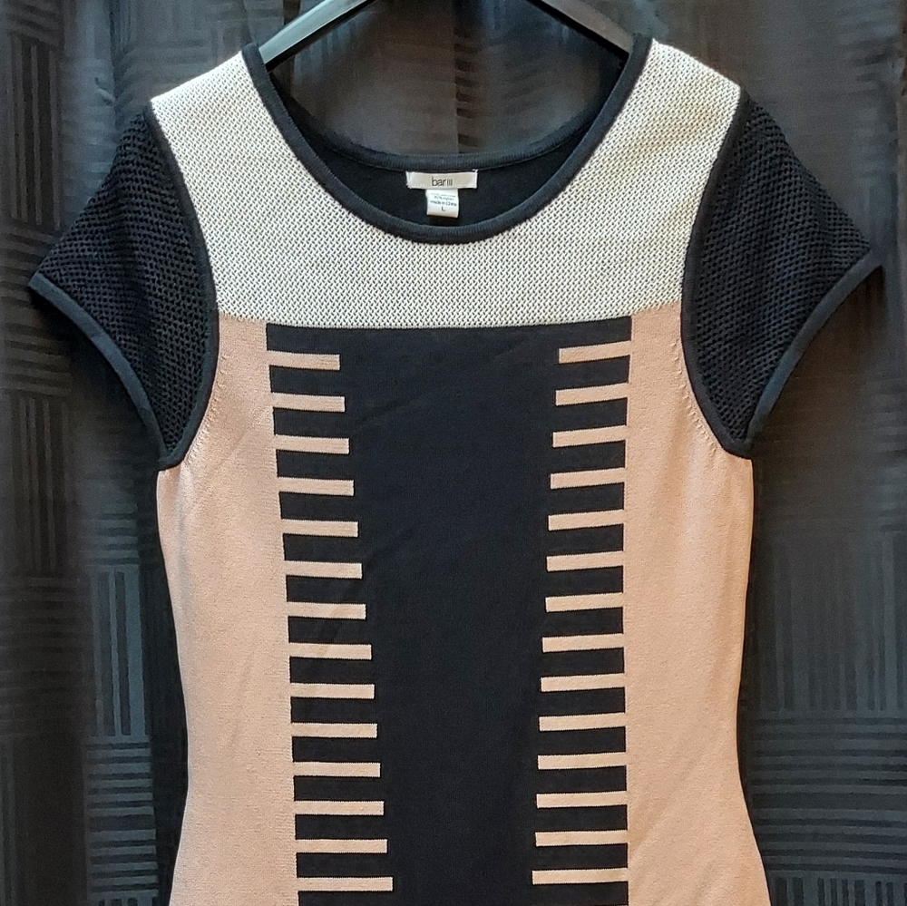 Bar III Large multi-colored Bodycon dress